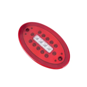 12V Bus Light LED 10″ Oval Light Lamp for Brake Stop Parking Turn Backup