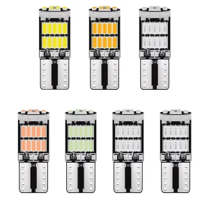 12V Canbus LED T10 Dome Interior Car LED Bulbs 4014 W5W 26 SMD Parking License Plate Lamp Turn Signal Reading Light