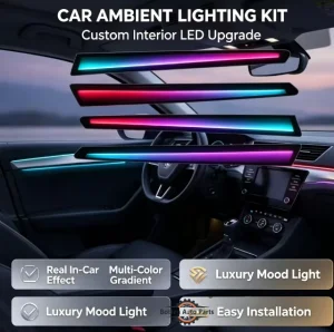 12V Car Ambient Light for VW Skoda Superb Interior LED Accessories