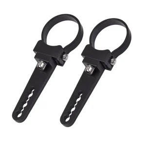12V Car LED Bar Mount Holder Bracket 360 Degree Rotation for 0.875 1 1.25 1.5 1.625 1.75 2 2.5 3 Inch Roll Bar Tube Clamp
