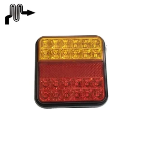 12V Car Rear Taillights with Turn Signal Indicator Lights 24LEDs