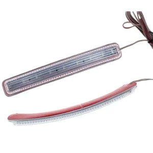 12V Car Turn Signal Light Strip Auto Rearview Side Mirror Indicator Lamp Soft Flashing 9 SMD LED Amber Yellow Light Source