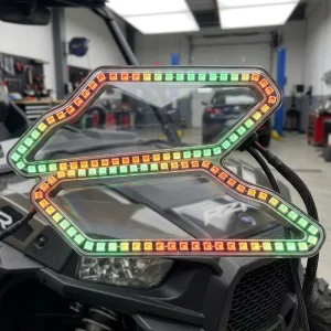 12V Chasing Halos for ATV 4×4 Can Am X3 Maverick with Turn Signal Function LED Light