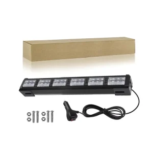 12V Color Changing LED Car Strobe Light Bar 18 Flash Modes Emergency Traffic Flashing Top Boat Truck Roof Cars Boats Trucks