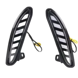 12V Daytime Running Light for Toyota Harrier Venza DRL with Yellow Signal