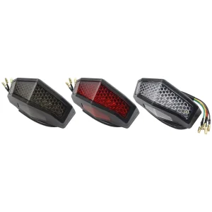 12V Electric Bicycle Modified with Brake and Rear Light Integrated Front and Rear LED Brake Lights and Signal Lights