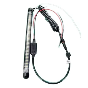 12V Flexible Amber & White Incandescent Light Strip Scanning Turn Signal Light DRL Running Light IP68 Lighting Motorcycle