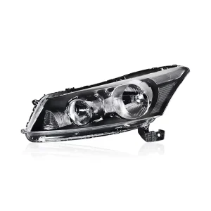 12V Halogen LED Headlight Assembly Fit for Accord 8th Gen Front Headlamp Replacement Auto Lighting Systems