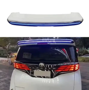 12V LED Brake Tail Light Wing Spoiler for Alphard Vellfire 40 Series Exterior Kit