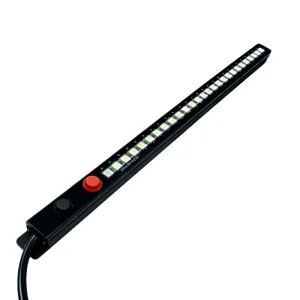 12V LED Camping Light Bar Magnetic Rigid Strip Light Amber Red White Warm Under Cabinet Light with Switch for RV Camper Van