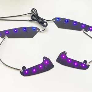 12V 汽车 LED 灯 DRL 板 RGB Flow 系列 带智能手机应用程序控制 适用于 NP300 型号