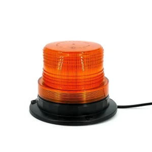 12V LED Emergency Flashing Light Magnetic School Bus Beacon for Cars Trucks Engineering Vehicles 12-24V Compatibility