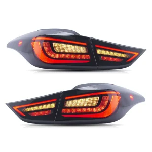 12V LED Head Lamp Assembly Tail Turn Signal Light For Hyundai Elantra