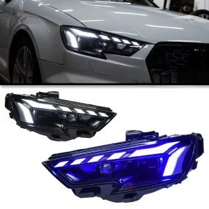 12V LED Headlights for Audi A3 2013-2020 RS3 Upgrade Projector 6000K Automotive Accessories
