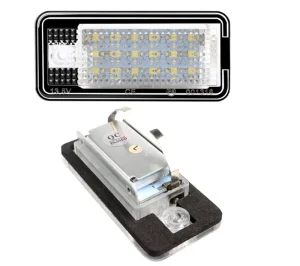 12V LED License Plate Light For Audi A3 A4 S4 A6 C6 S6 A8 S8 Q7 RS4 RS6 Error Free Car LED Number Plate Lamp