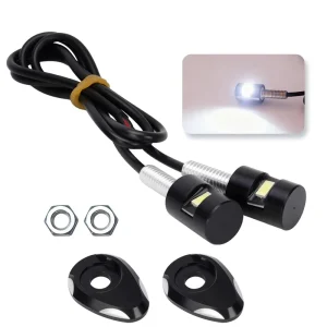 12V LED License Plate Light for Cars and Motorcycles Waterproof IP67 Exterior Accessories License Plate Lighting