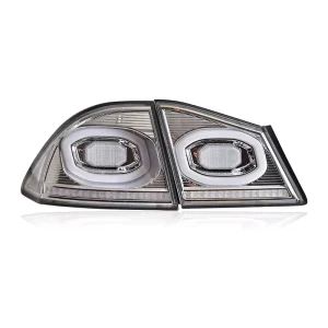 12V LED Modified Running Light Turn Signal Brake Reverse Rear Car Taillights Assembly Suitable for Honda Civic FD2