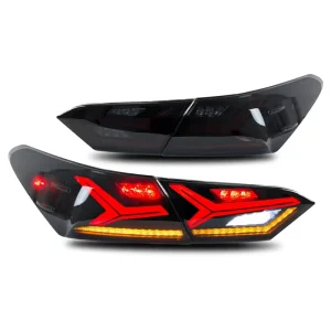 12V LED Modified Taillights Assembly Turn signal Brake Reverse Stop Rear Lamp with Steering Light for Toyota Camry 2018 2022