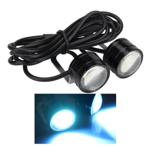 12V LED Motorcycle Strobe Mirror Light Daytime Running 7 Colors Flash Mount DRL Tail Lamp Super Bright