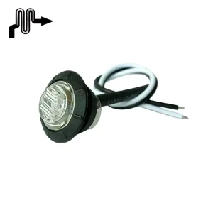 12V LED Round Trailer Side Marker Indicator Rear Side Lamp for Cars Buses Trucks Autos External Car Light Accessories