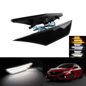 12V LED Side Marker for Honda Civic 2016-2022 Fender LED Turn Signal Car Tuning 10th Civic DRL Car Accessories