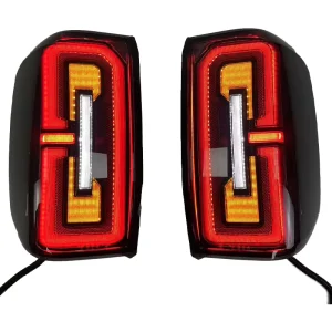 12V LED Taillight Assembly with Brake Turn Signal Rear Reverse Taillights for Ford Ranger T9
