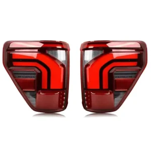 12V LED Taillight Assembly with Brake Turn signal Rear Reverse Taillights for 09 14 Ford F150 Pickup Auto Parts