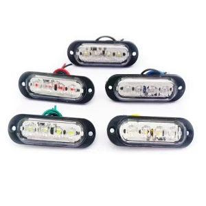 12V LED Truck Side Lights Warning & Spotlight Accessories for Off Road Vehicle Car Modifications