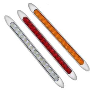 12V Led Back Light Trailer Vehicle Side Lamp Clearance Indicator Red White Amber Truck Trailer Lights Rear Marker Light