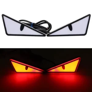 12V Led Motorcycle Lighting Systems Triangle Devil Eagle Eye Lights for Car Accesorios Para Moto Motorcycle Bright