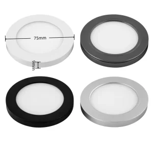 12V Modern Kitchen LED Cabinet Spot Light for Camper Van RV Motorhome Marine Yacht Trailer Bus Caravan 2W Wall Mounted