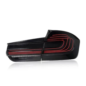 12V Modified CSL Laser Style LED Tail Light Assembly with Driving Light Flowing Turn Signal for BMW 3 Series F30
