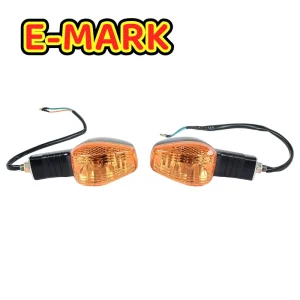 12V Motorcycle Corner LED Indicator Front Rear Left and Right Turn Signal Lamp for HJ125