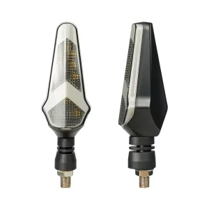 12V Motorcycle Front Rear Flashers LED Lamp 3 Colors Indicators Turn Signal Lights for Honda Yamaha