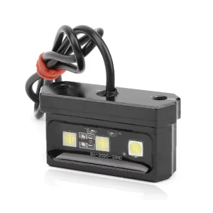 12V Motorcycle License Plate LED Light Waterproof Motorbike Tail Light for Sports Car