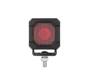 12V SSC1 Led Pods Red Brake Light Replacement 2 Inch Led Pods Flood Red Brake Lamp for off Road Auxiliary Lights