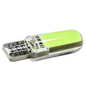 12V T10 COB 12 Auto LED License Plate Light Silicone Crystal 12 Core Small New Condition Cars Motorcycles ACURA GAC