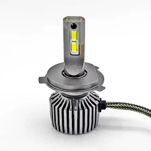 12V Universal Automotive LED Headlight Bulbs 120W 10000LM 6000K White Light 12 Month Warranty for Van Matiz H10