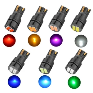 12V Universal Turn Signal Bulb T20 Universal Turn Signal Brake Light For Motorcycle Car Light Red, Blue, Multiple Colors