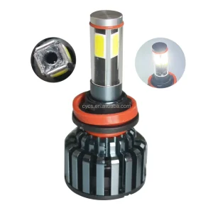12V Vehicle Parts & Accessories Auto Lighting Systems 6000K Auto Bulb 12000LM 4-Sided COB G9 H8 H9 H11 Headlights Car LED Bulb