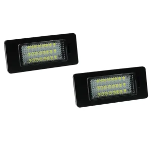 12V White LED License Plate Light for Car Models E82 E88 E90 E92 E93 E39