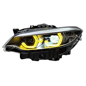12V for 2 Series F22 F23 M2 Headlight Assembly with LED Daytime Running Lights Spoon Lens Modified for 14 21 Models