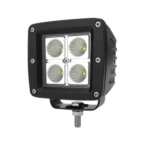 12W Waterproof Ip67 Square 3” Led Work Light Led Tractor Working Light for Truck Tractor