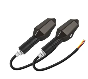 12v LED Indicator Front Scooter Motorcycle Turn Signal Flashers Lights Lamps