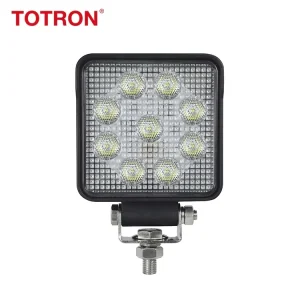 13.5W 12V 24V 6000K Square Flood Beam LED Work Light for Tractor Off Road Agricultural