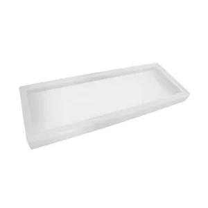 1300x260x50 MM White Lamp Cover Plastic Lampshade for Marine 2x40W Fluorescent Ceiling Light