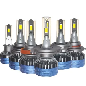 130W Ultra High Power LED Headlights for Cars & Motorcycles 12V Auto Accessories with H1 H11 H7 H4 Fog Lights Yellow Color