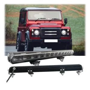 14 20 Inch Universal Led Light Bars White and Amber Single Row Side Emitting Light Bars for Offroad 4×4 Cars