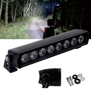 14 inch 80W Straight Flood Spot Combo LED Work Light Bar for Car Offroad Driving & ATV