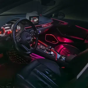 14in1 64Color RGB Symphony Car Atmosphere Interior LED Ambient Light Chasing Light Universal Decoration Ambient Light
